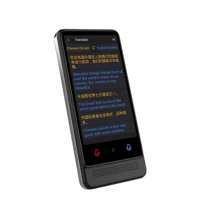 Toutes les langues traducteur vocal instantané appareil d'enregistrement 4,02 pouces 2200mA