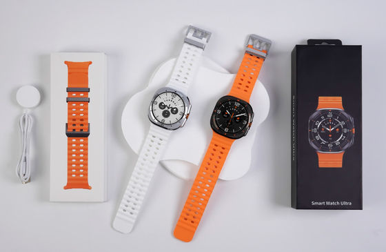 AMOLED W7 Ultra Rugged Charge sans fil Smart Watch 3D Menu Ai Dail Fonction de dépannage