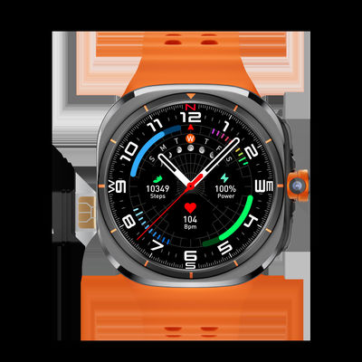 U8 Ultra AMOLED Android 9.0 Smart Watch Homme 4G 5G Carte SIM Wifi GPS Compas 32GB Smartwatch Rotation de la caméra de sport Voir 7 Ultra
