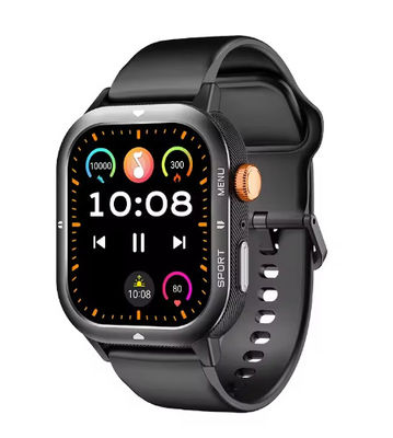 C30 1ATM Smartwatch imperméable à l' eau Pour Hommes Femmes, BT Appel Fitness Sommeil Taux cardiaque Horloge sportive