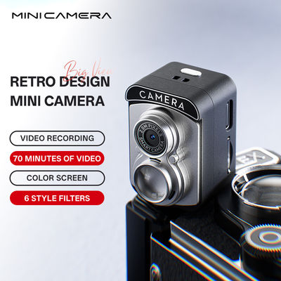 Mini caméra avec écran HD 1080p caméscope rétro ultra compact